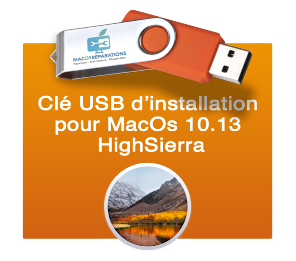 Clef USB d’installation Mac OS X High Sierra (version 10.13)
