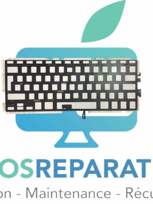 CLAVIER ET RÉTROÉCLAIRAGE POUR MACBOOK PRO 13″ FRANCAIS AZERTY A1278
