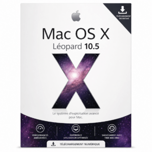 Mac OS X Leopard – Téléchargement Numérique ISO / DMG Compatible Mac Intel & PowerPC