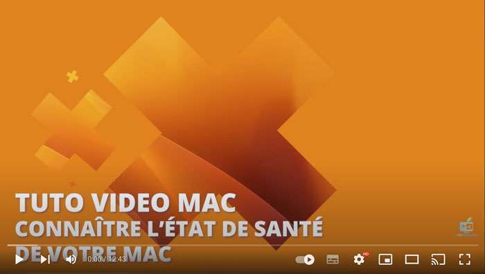 Connaitre l’état de santé de son Mac Partie 1 