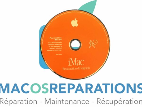 CD d'installation de Mac OS 9.0 et de logiciels pour modèles iMac DV année 1999 – Image 2