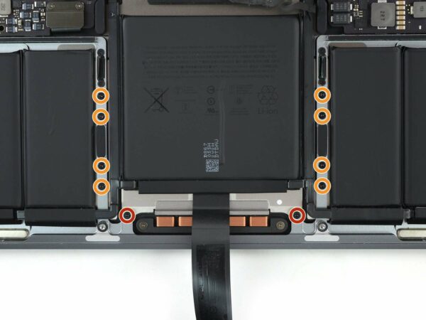 KIT DE VIS TRACKPAD TOUCHPAD MACBOOK PRO 13" A1706 A1708 A1989 A2159 A2289