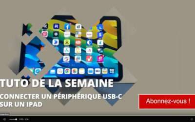 Tuto vidéo : Connecter un périphérique USB sur un Ipad