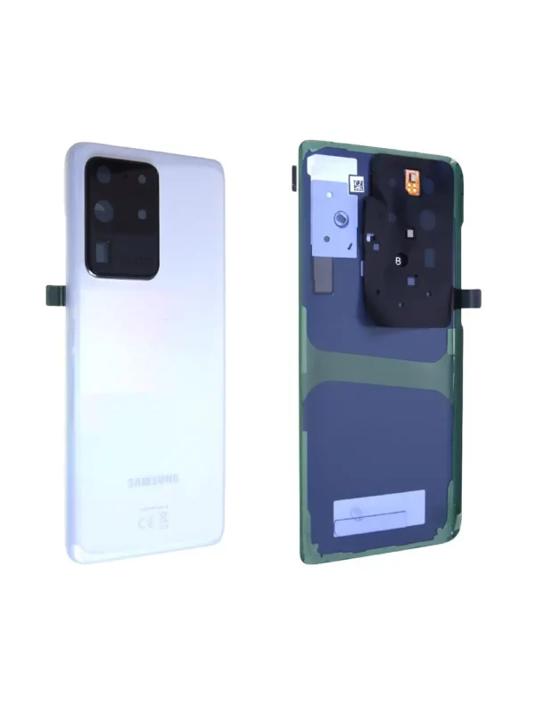 Vitre arrière Samsung Galaxy S20 Ultra (G988F / G988B) Blanc Origine