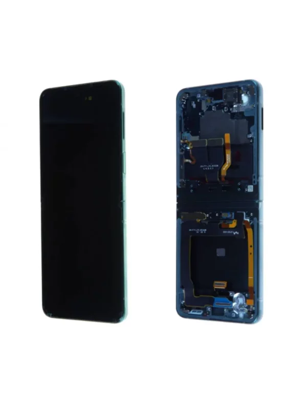 Écran Samsung Galaxy Z Flip3 5G (F711B) Vert + Châssis Origine