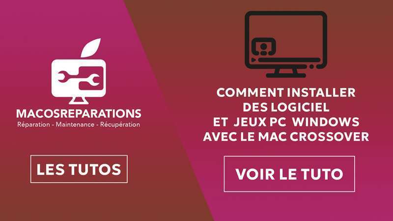 Comment installer des Logiciel et  jeux PC  Windows avec le Mac CrossOver 