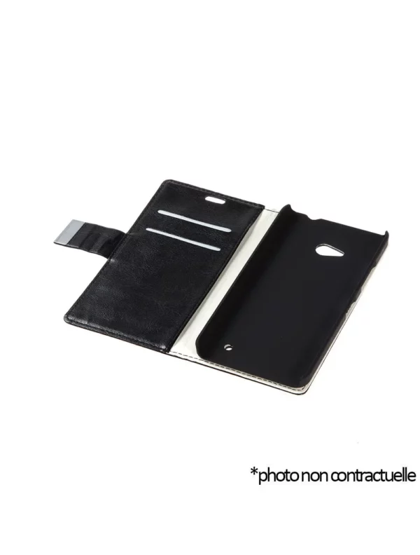 Housse Flip Huawei P9 Lite (VNS-L31) Noir – Image 2