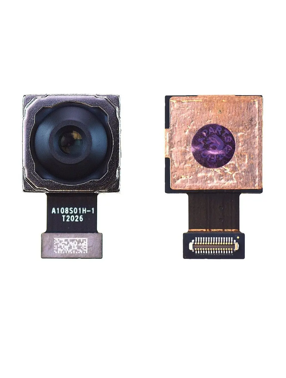 Vitre Lentille Caméra Arrière + Châssis Pour Xiaomi Mi 11T / 11T Pro - Noir - Remplacement Facile