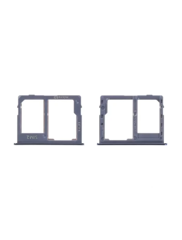 Tiroir SD / SIM 2 Samsung Galaxy J4+ (J415F) / J6+ (J610F) Bleu Origine