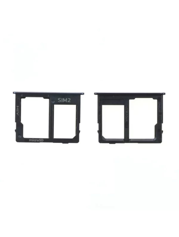 Tiroir SD / SIM 2 Samsung Galaxy J4+ (J415F) / J6+ (J610F) Noir Origine