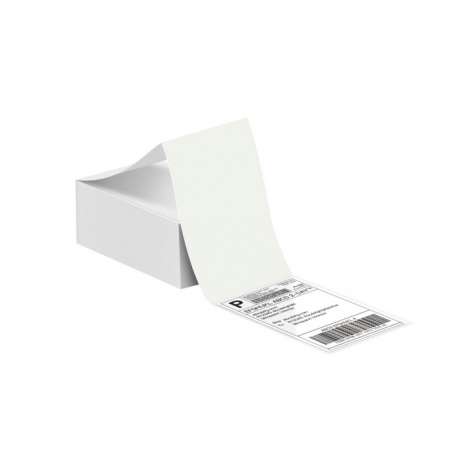 NEUTRE ETIQUETTES POUR ETIQUETEUSE PL80E 500 FEUILLES ADHESIVES 102X152MM-BLANC